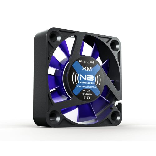 Noiseblocker BlackSilentFan XM-1 ventilátor, 40 mm, ultra halk, fekete