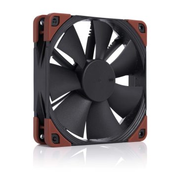   Noctua NF-F12 industrialPPC-3000 PWM ipari ventilátor, 12 cm, nagy statikus nyomás, IP52 védelem, fekete - NF-F12-IPPC-3000-PWM