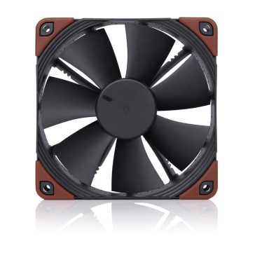   Noctua NF-F12 industrialPPC-3000 PWM ipari ventilátor, 12 cm, nagy statikus nyomás, IP52 védelem, fekete - NF-F12-IPPC-3000-PWM