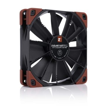  Noctua NF-F12 industrialPPC-3000 PWM ipari ventilátor, 12 cm, nagy statikus nyomás, IP52 védelem, fekete - NF-F12-IPPC-3000-PWM