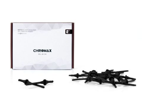 Ventilátor kiegészítő Noctua NA-SAV2 chromax.black vibráció csökkentő