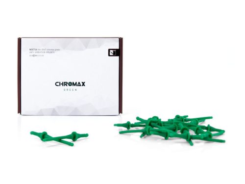 Ventilátor kiegészítő Noctua NA-SAV2 chromax.green vibráció csökkentő