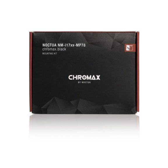 Processzor hűtő lefogató Noctua NM-i17xx-MP78 chromax.black Intel LGA 1700