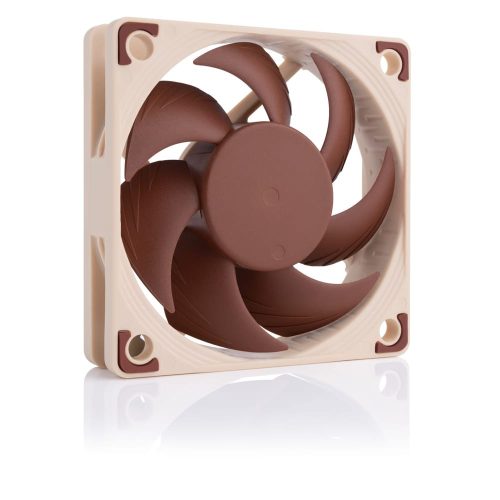 Noctua NF-A6x15 FLX slim ventilátor, 6 cm, csendes működés, többfordulatszámú vezérlés, barna - NF-A6X15-FLX
