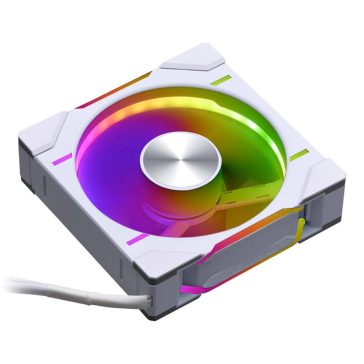   Phanteks D30-120 házventilátor, D-RGB, PWM, 120 mm, fehér - PH-F120D30_DRGB_PWM_WT01