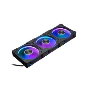   Ventilátor PHANTEKS D30 PWM reverse Airflow D-RGB L 12cm, 3 darabos Fekete