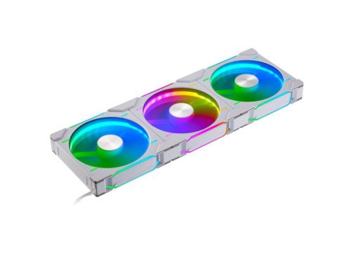 Ventilátor PHANTEKS D30 PWM Fan, DRGB, 3db-os szett - 140mm, Fehér