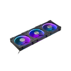   Ventilátor PHANTEKS D30 PWM Reverse Airflow D-RGB- 140mm 3darabos szett, Fekete