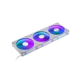   Ventilátor PHANTEKS D30 PWM Reverse Airflow D-RGB- 140mm 3darabos szett, Fehér