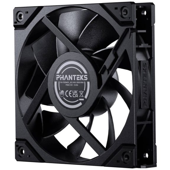 Phanteks M25G2-120 120mm PWM ventilátor, daisy-chain, fekete