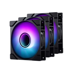   Ventilátor PHANTEKS M25 Gen2 PWM D-RGB, 3darabos, 120mm, fekete