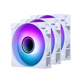   Ventilátor PHANTEKS M25 Gen2 PWM,  D-RGB, 3darabos, 120mm, fehér