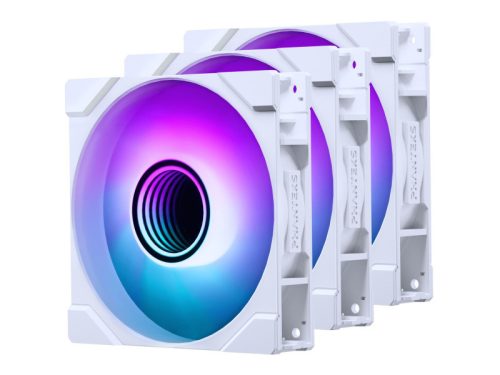 Ventilátor PHANTEKS M25 Gen2 PWM,  D-RGB, 3darabos, 120mm, fehér