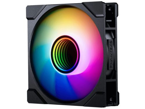 Ventilátor PHANTEKS M25 Gen2 PWM, fordított légáramlás, D-RGB, 120mm, fekete