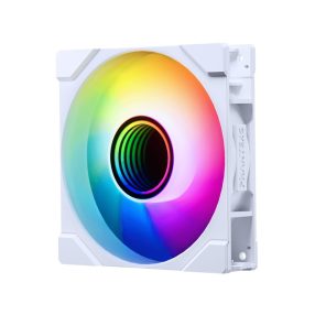   Ventilátor PHANTEKS M25 Gen2 PWM, fordított légáramlás, D-RGB, 120mm, fehér