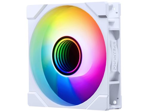 Ventilátor PHANTEKS M25 Gen2 PWM, fordított légáramlás, D-RGB, 120mm, fehér