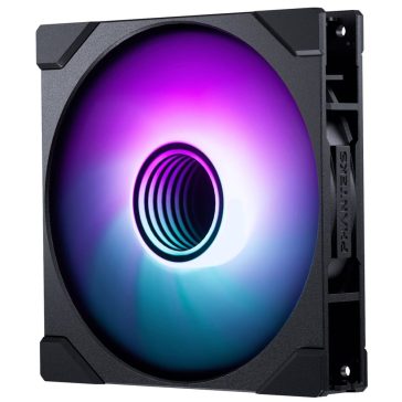   Phanteks M25G2-140 házhventilátor szett, 140mm, PWM, D-RGB, Linq6, 3 db, fekete, retail