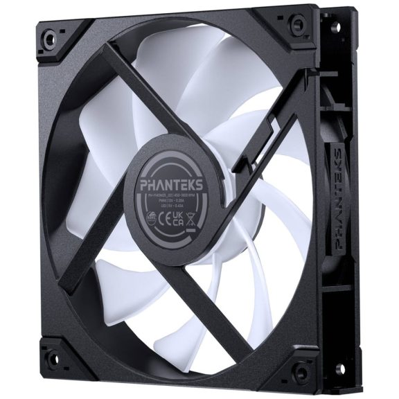 Phanteks M25G2-140 házhventilátor szett, 140mm, PWM, D-RGB, Linq6, 3 db, fekete, retail