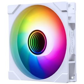    Phanteks M25 Gen2 házventilátor, fordított légáramlás, 140 mm, PWM, D-RGB világítás, LinQ6 csatlakozó, retail, fehér