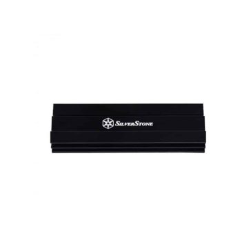 SSD hűtő Silverstone SST-TP02-M2 M.2 hűtőborda Fekete