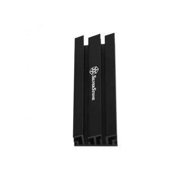 SSD hűtő Silverstone SST-TP02-M2 M.2 hűtőborda Fekete