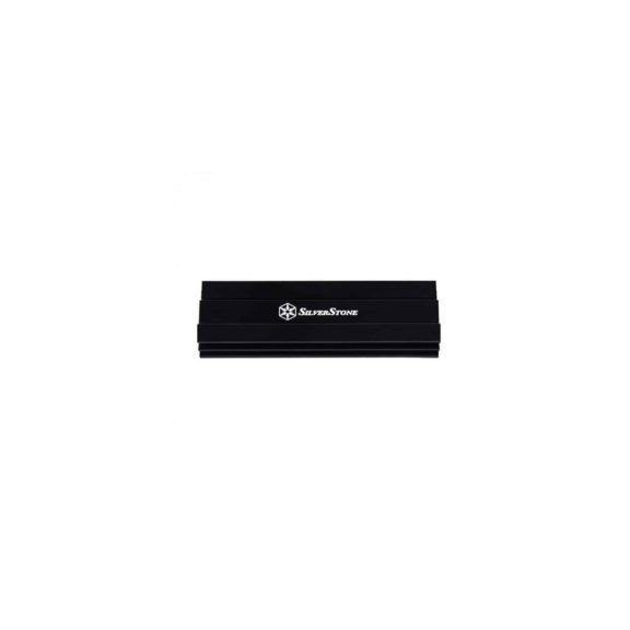 SSD hűtő Silverstone SST-TP02-M2 M.2 hűtőborda Fekete