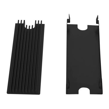   Thermal Grizzly M.2 SSD Cooler passzív SSD hűtő, M.2 2280, fekete - TG-M2SSD-ABR