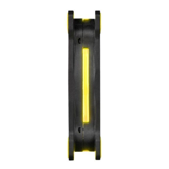 Thermaltake Riing 14 LED ház ventilátor, 140 mm, sárga LED, fekete - CL-F039-PL14YL-A