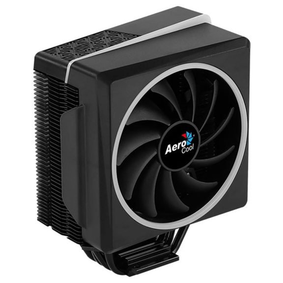 Aerocool Cylon 4 processzorhűtő, ARGB, PWM, 145W TDP, fekete