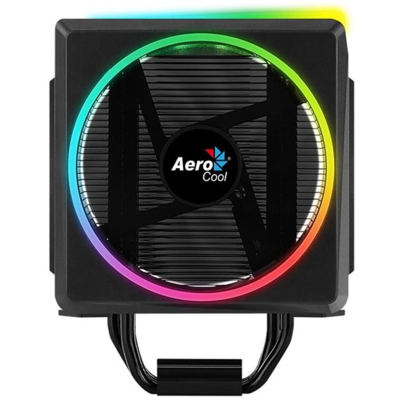 Aerocool Cylon 4 processzorhűtő, ARGB, PWM, 145W TDP, fekete