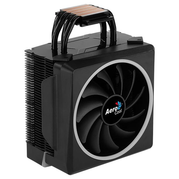 Aerocool Cylon 4 processzorhűtő, ARGB, PWM, 145W TDP, fekete