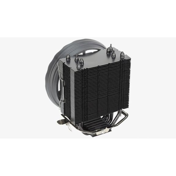 Aerocool Rave 4 ARGB CPU léghűtő, 120 mm PWM ventilátor, fekete