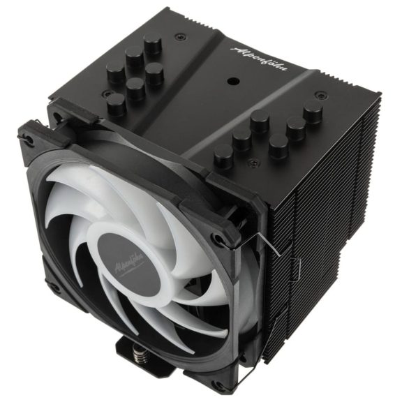 Alpenföhn Brocken 4 Black ARGB processzorhűtő, 230 W TDP, ARGB ventilátor, fekete