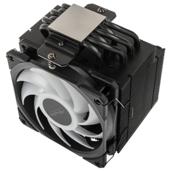 Alpenföhn Brocken 4 Black ARGB processzorhűtő, 230 W TDP, ARGB ventilátor, fekete