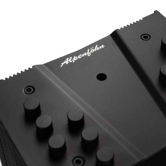 Alpenföhn Brocken 4 Black ARGB processzorhűtő, 230 W TDP, ARGB ventilátor, fekete