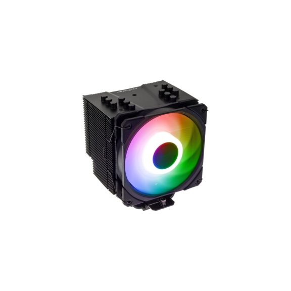 Alpenföhn Brocken 4 Black ARGB processzorhűtő, 230 W TDP, ARGB ventilátor, fekete