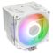 Alpenföhn Brocken 4 White ARGB processzorhűtő, 230 W TDP, ARGB ventilátor, fehér