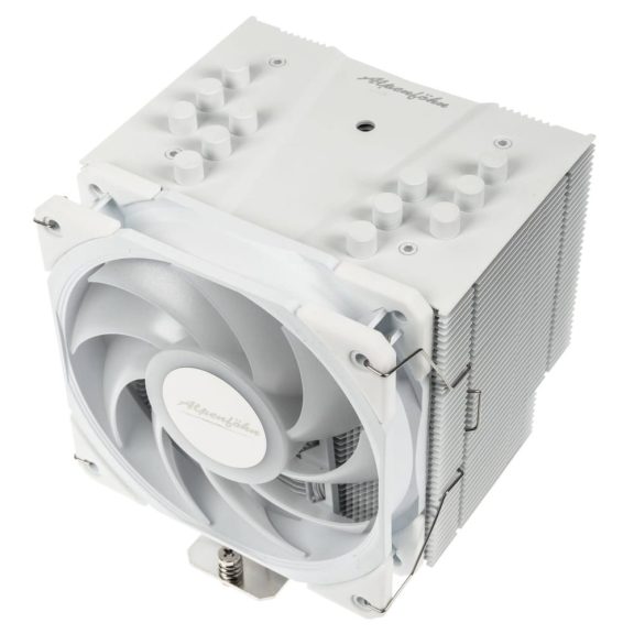 Alpenföhn Brocken 4 White ARGB processzorhűtő, 230 W TDP, ARGB ventilátor, fehér