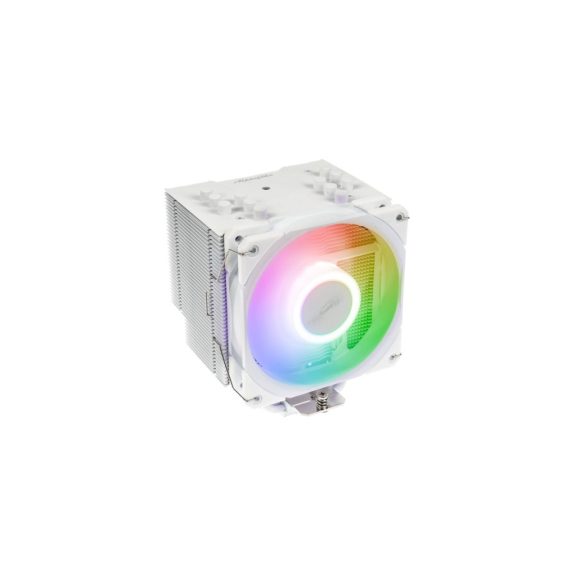 Alpenföhn Brocken 4 White ARGB processzorhűtő, 230 W TDP, ARGB ventilátor, fehér