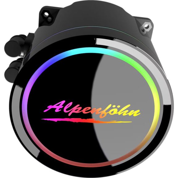 Alpenföhn Gletscherwasser 280 AIO processzor hűtő, ARGB, fekete - 8400000189
