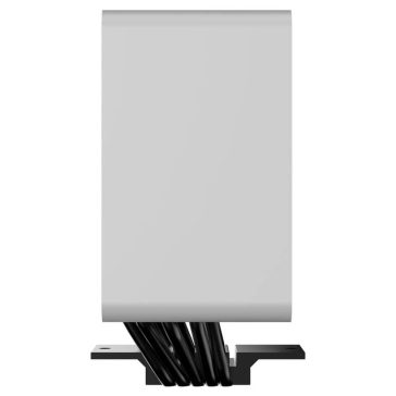   APNX AP1-V ARGB CPU léghűtő, 5 hőcső, 245W TDP, 120 mm PWM ventilátor, fehér