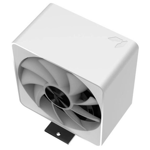 APNX AP1-V ARGB CPU léghűtő, 5 hőcső, 245W TDP, 120 mm PWM ventilátor, fehér