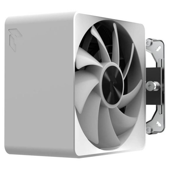 APNX AP1-V ARGB CPU léghűtő, 5 hőcső, 245W TDP, 120 mm PWM ventilátor, fehér