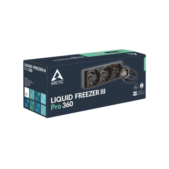 Processzor hűtő Arctic Liquid Freezer III Pro 360 AiO, 360mm, fekete