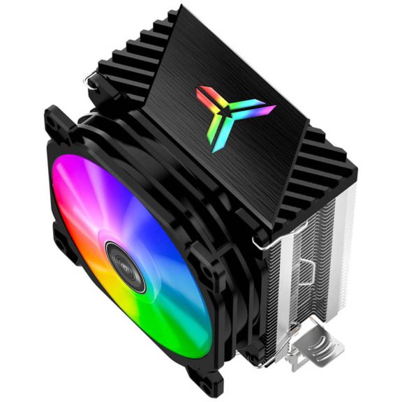 Jonsbo CR-1200 CPU hűtő, 92mm ventilátor, RGB, 2 heatpipe, fekete