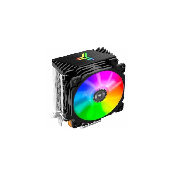 Jonsbo CR-1200 CPU hűtő, 92mm ventilátor, RGB, 2 heatpipe, fekete