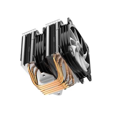 Processzor hűtő Jonsbo CR-2000GT Fekete ARGB PWM 2x12cm