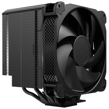   Jonsbo HX6250 processzorhűtő, egytornyos, 6 hőcső, 140mm PWM ventilátor, fekete