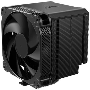   Jonsbo HX6250 processzorhűtő, egytornyos, 6 hőcső, 140mm PWM ventilátor, fekete