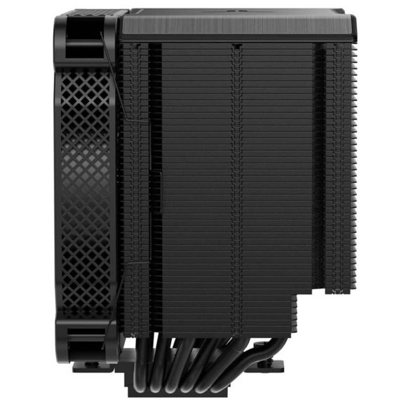 Jonsbo HX6250 processzorhűtő, egytornyos, 6 hőcső, 140mm PWM ventilátor, fekete